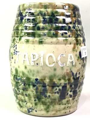 Lot 25 - MORRISON AND CRAWFORD (ROSSLYN POTTERY) OF KIRKCALDY STORAGE JAR