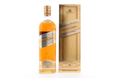 Lot 154 - JOHNNIE WALKER 18 YEAR OLD GOLD LABEL 75CL