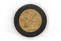 Lot 587 - GOLD SOVEREIGN DATED 1880 in capsule, not proof