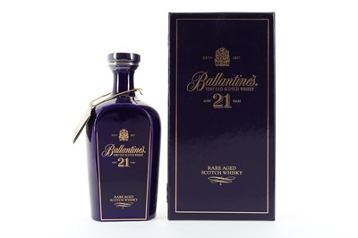 Lot 158 - BALLANTINE'S 21 YEAR OLD CERAMIC DECANTER