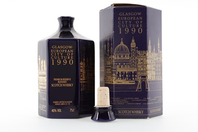 Lot 160 - DOUGLAS LAING GLASGOW EUROPEAN CITY OF CULTURE 1990 DECANTER 75CL