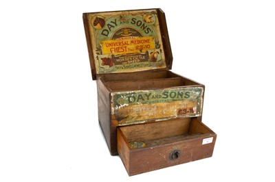 Lot 64 - DAY AND SONS, UNIVERSAL MEDICINE CHEST