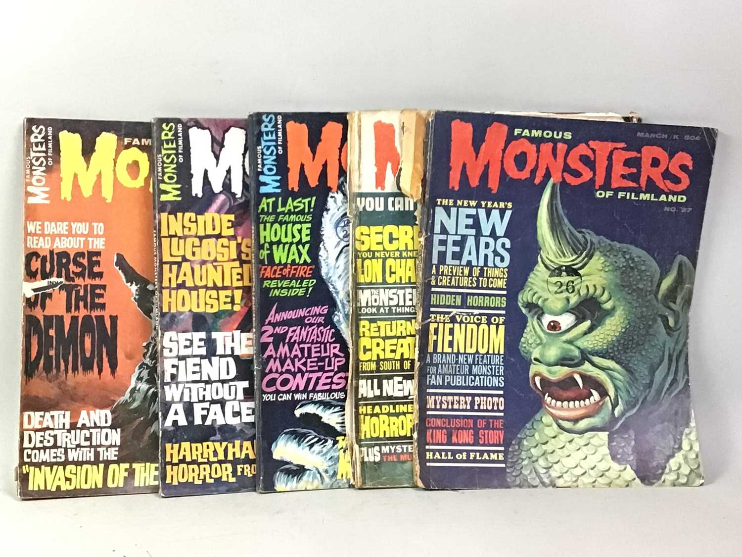 Lot 135 - FAMOUS MONSTERS OF FILMLAND