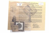 Lot 599 - TWO SPANISH COLONIAL SHIP WRECK COINS...