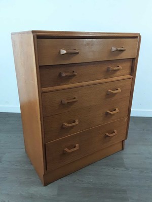 Lot 124 - OAK G-PLAN BRANDON CHEST