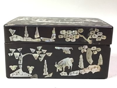 Lot 84 - CHINESE JEWELLERY BOX