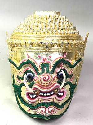 Lot 114 - COLLECTION OF KHON MASKS