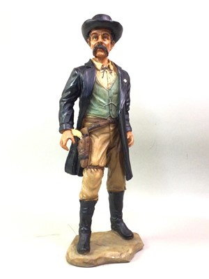 Lot 134 - FIVE RESIN WILD WEST FIGURES