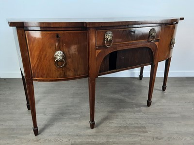 Lot 5 - MAHOGANY BREAKFRONT SIDEBOARD