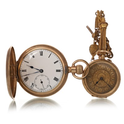 Lot 815 - EIGHTEEN CARAT GOLD POCKET WATCH