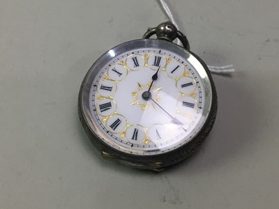 Lot 158 - SILVER POCKET WATCH