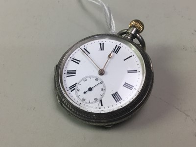 Lot 159 - SILVER POCKET WATCH