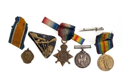 Lot 130 - WWI SERVICE MEDAL TRIO