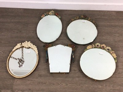 Lot 198 - COLLECTION OF BARBOLA MOUNTED MIRRORS