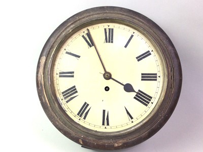 Lot 226 - VICTORIAN WALL CLOCK