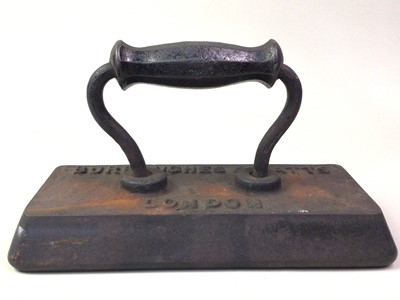 Lot 231 - VICTORIAN BILLIARD TABLE FLAT IRON