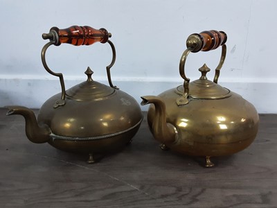 Lot 329 - GROUP OF VICTORIAN BRASS WARE