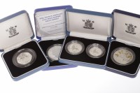 Lot 521 - GROUP OF SILVER PROOF COIN SETS comprising a...
