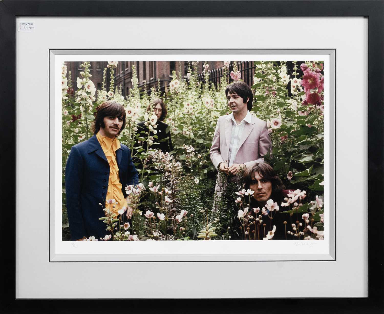 Lot 679 - FLOWER POWER II, A PRINT OF THE BEATLES