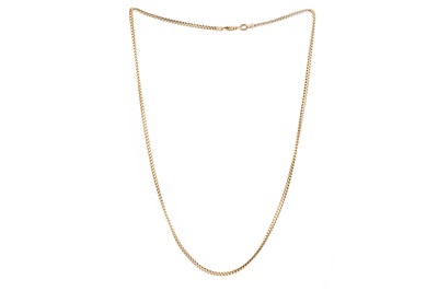 Lot 528 - NINE CARAT GOLD NECKLACE