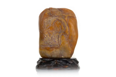 Lot 1629 - CHINESE HARDSTONE SEAL