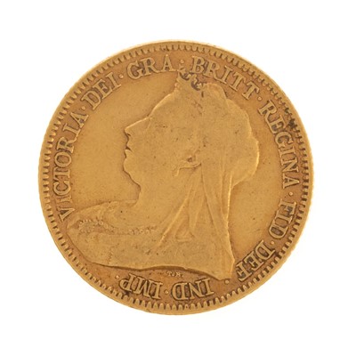 Lot 30 - VICTORIA GOLD HALF SOVEREIGN