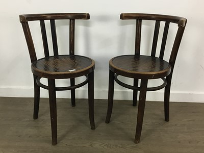 Lot 362 - PAIR OF THONET BENTWOOD 'STOCKERL' CAFE CHAIRS