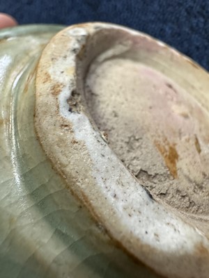 Lot 1632 - GROUP OF CHINESE CELADON GLAZE POTTERY