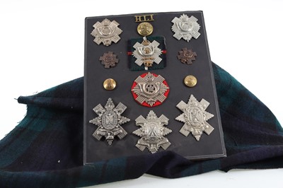 Lot 138 - HIGHLAND LIGHT INFANTRY, COLLECTION OF CAP BADGES AND INSIGNIA