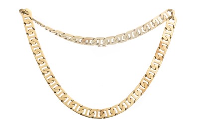 Lot 550 - GOLD ANCHOR LINK CHAIN