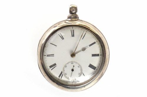Lot 791 - VICTORIAN SILVER PAIR CASED POCKET WATCH the...