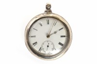 Lot 791 - VICTORIAN SILVER PAIR CASED POCKET WATCH the...