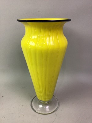 Lot 370 - GROUP OF THREE LOTZ/LOETZ GLASS VASES