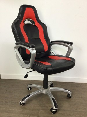 Lot 380 - MODERN SWIVEL OFFICE CHAIR