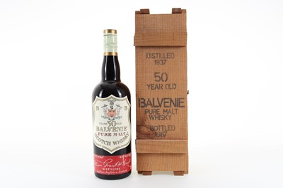 Lot 198 - BALVENIE 1937 50 YEAR OLD 75CL