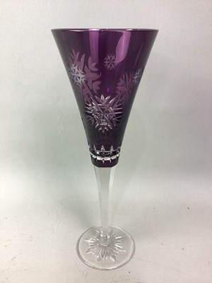 Lot 469 - WATERFORD CRYSTAL SNOWFLAKE WISHES FLUTE