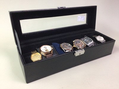 Lot 489 - SIX GENT'S WATCHES