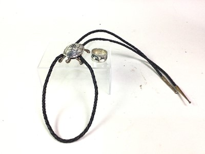 Lot 517 - SILVER TURTLE NECKLACE