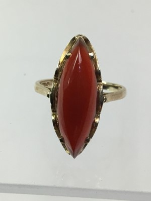 Lot 499 - CARNELIAN RING