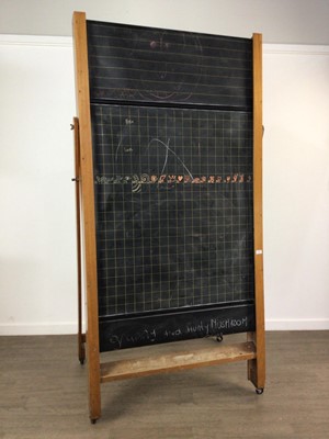 Lot 529 - SCHOOL CHALK BOARD