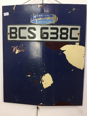 Lot 534 - MILK FLOAT REGISTRATION