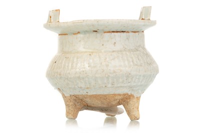 Lot 1705 - SMALL CHINESE POTTERY CENSER