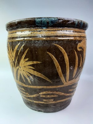 Lot 556 - LARGE EASTERN CERAMIC PLANTER