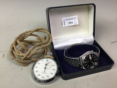 Lot 594 - VINTAGE SEIKO 5 GENT'S WRIST WATCH