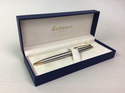 Lot 414 - PARKER AND WATERMAN BALLPOINT PENS