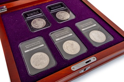 Lot 36 - THE COMPLETE UNCIRCULATED US MORGAN DOLLAR MINT COLLECTION