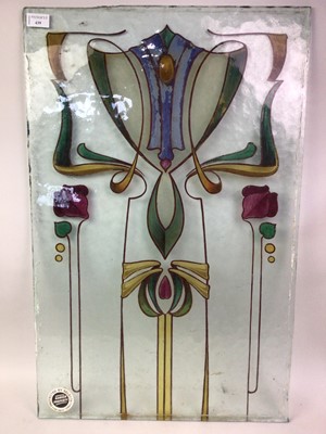 Lot 439 - ART DECO STYLE WINDOW PANE