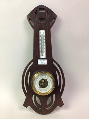 Lot 616 - SECESSIONIST WHEEL BAROMETER