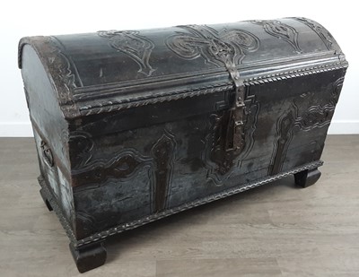 Lot 1342 - OAK MARRIAGE CHEST