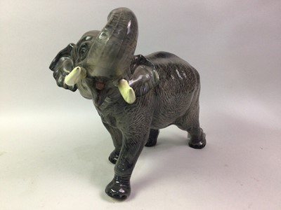 Lot 253 - BESWICK FIGURE OF AN ELEPHANT